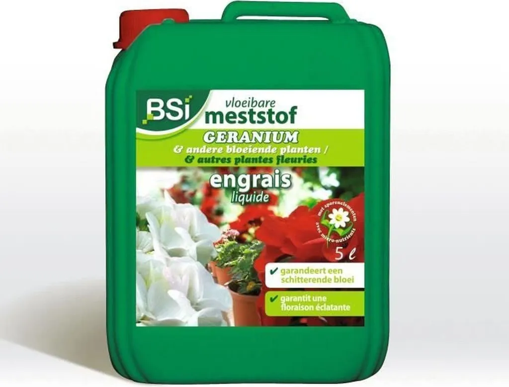 BSI Buxus Fertilisant 5L : Engrais riche en azote pour feuillage dense