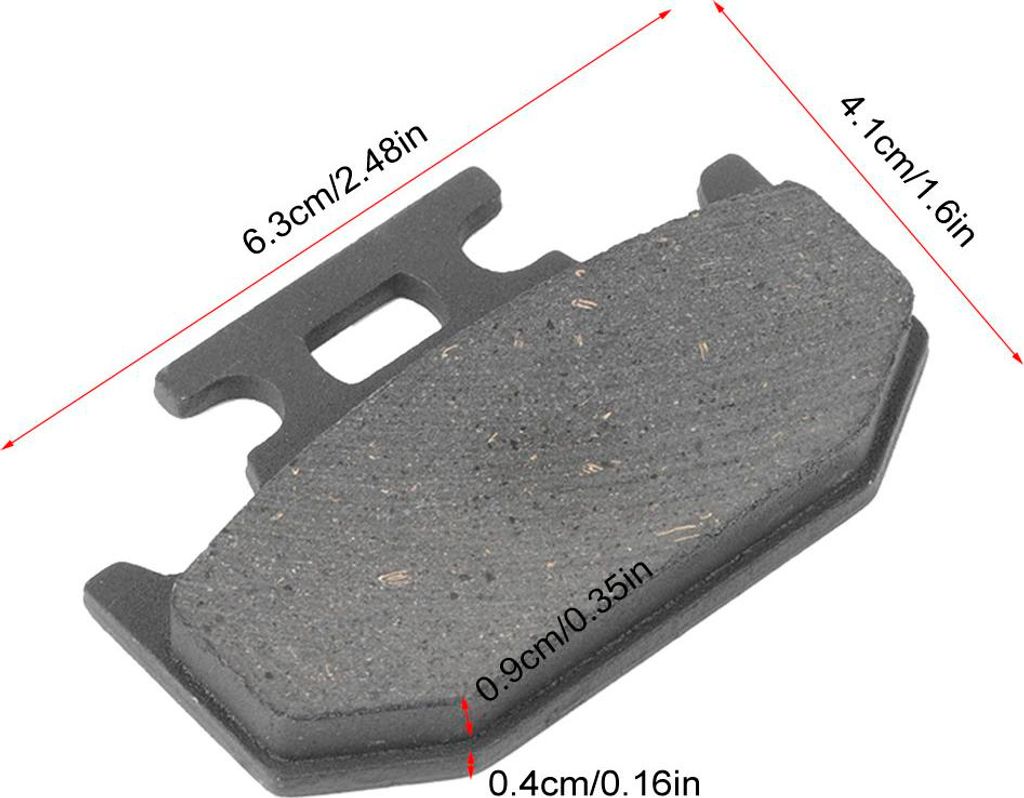 Bremsbelag, Reibbelag Anti-Verschleiß-Hot-Junction-Robust für Motorrad