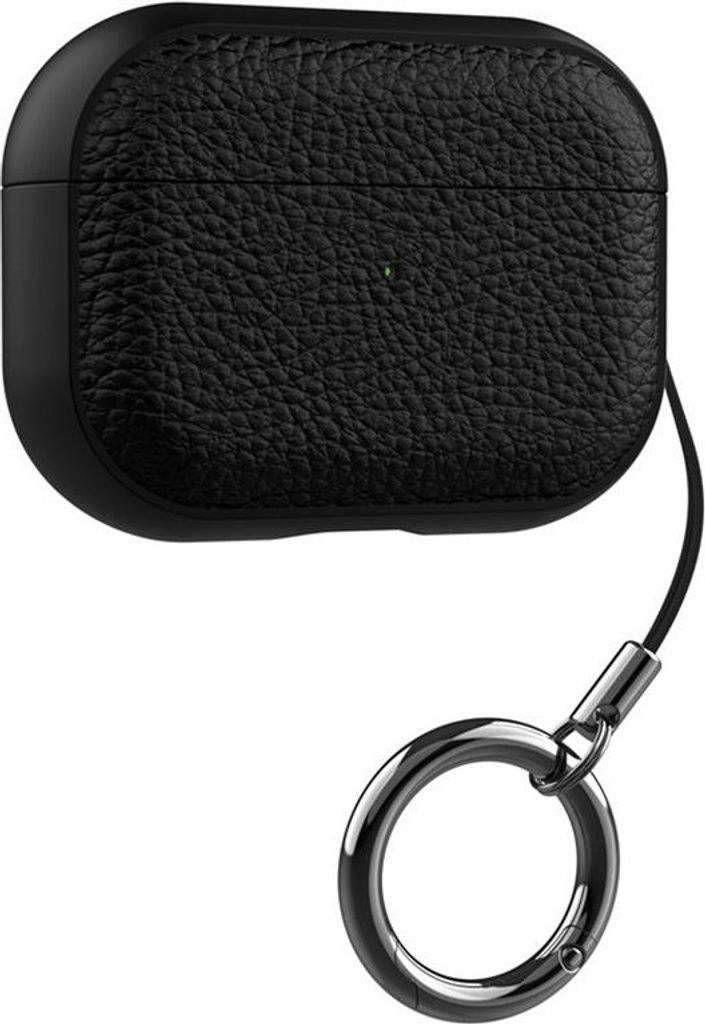 INF TKunstleder Textur Schutzhülle für AirPods 3 - Stoßfest & Kratzfest Schwarz