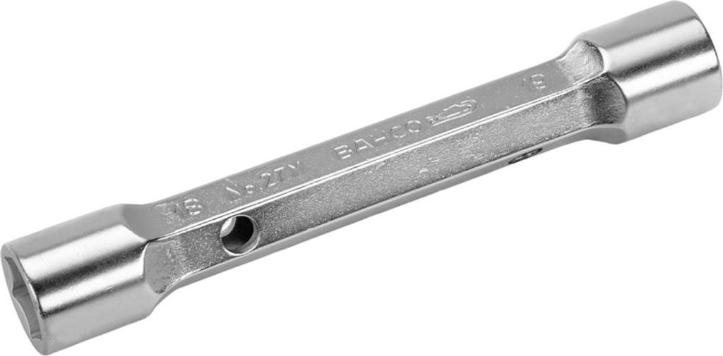 Bahco Doppelsteckschlüssel, 13 mm x 17 mm, verchromt, 153 mm