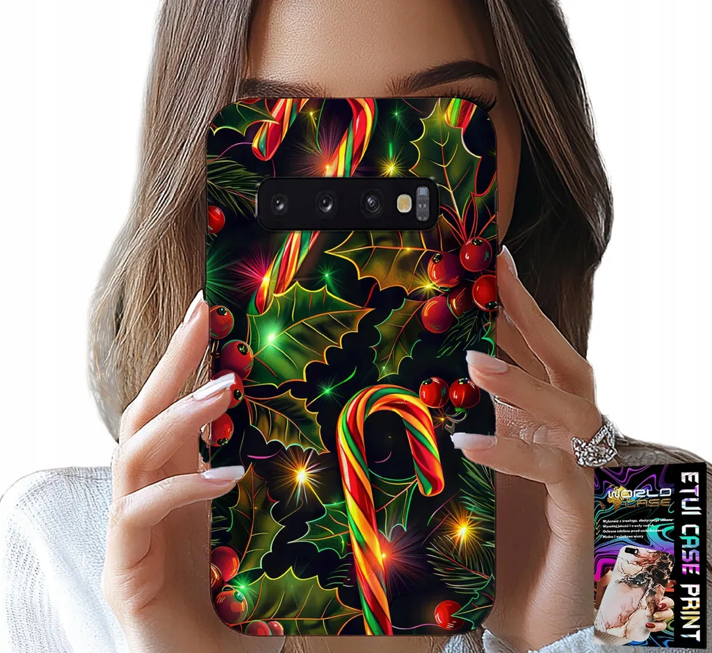 Look Natalizio Samsung S10 Plus | Cover Bastoncino Zucchero & Vischio