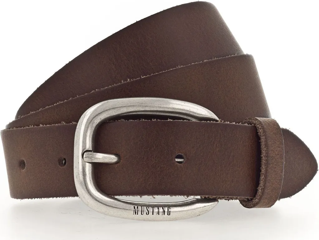 MUSTANG Pelle cintura Leather Belt W100 Baileys marrone