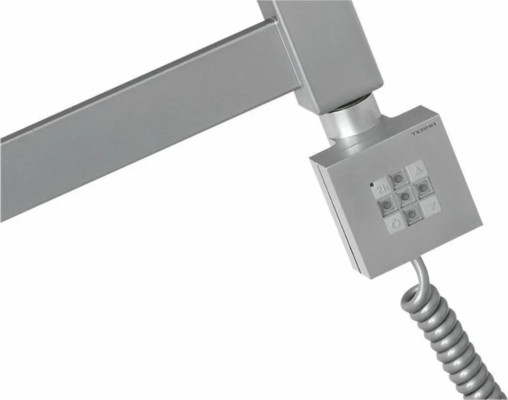 Barre chauffante électrique 600W chromée pour radiateur sèche-serviettes