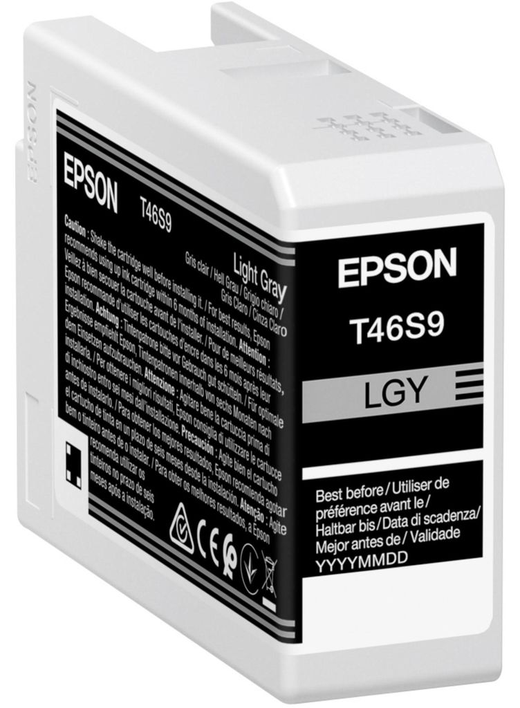 Epson Tintenpatrone light gray T 46S9 25 ml Ultrachrome Pro Produktbild 