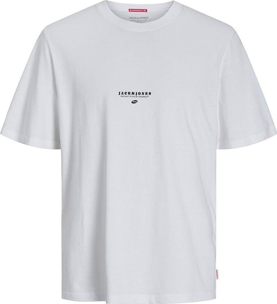 Jack & Jones Marbella Back Kurzarm-t-shirt Weiß 2XL Mann Weiß 2XL