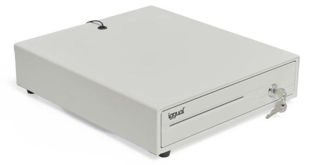 iggual Cajón portamonedas IRON-10W 38cm 4+6 blanco Imagen del producto 
