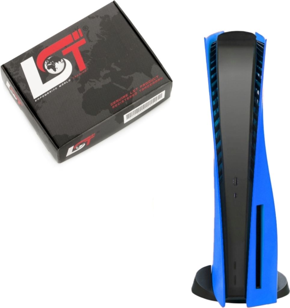 LST Abdeckungen Set Spielekonsole blau für Sony PlayStation 5 PS5 Cover Plates