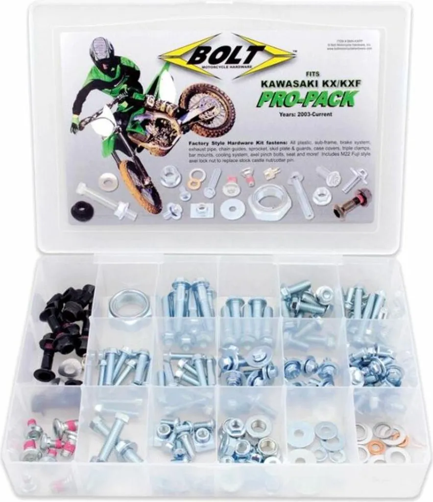 Kit Visserie pour Kawasaki KX 450 et KX-F - Restauration Pro-Bolt SP 1061547