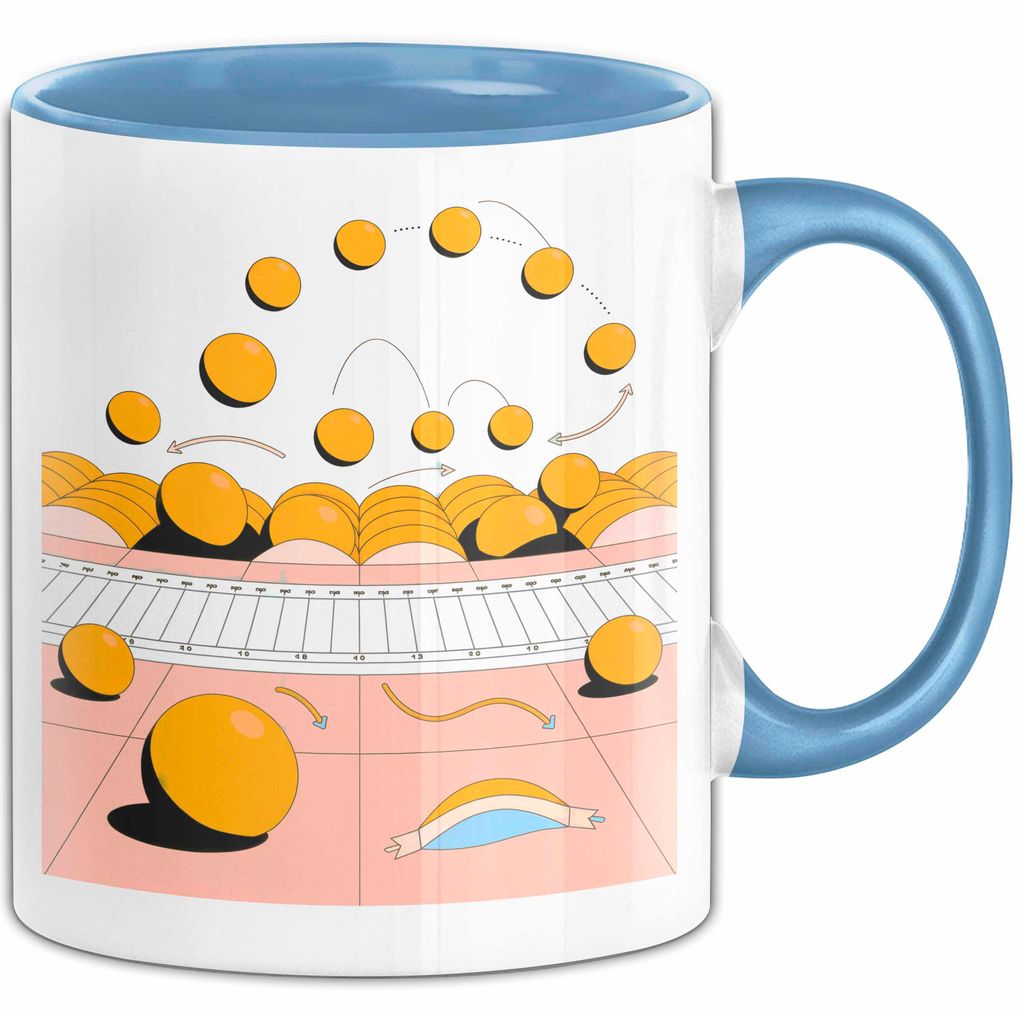 Animator Tasse Geschenk Lustige Geschenkidee Spruch Für Bewegungs Macher (Blau)