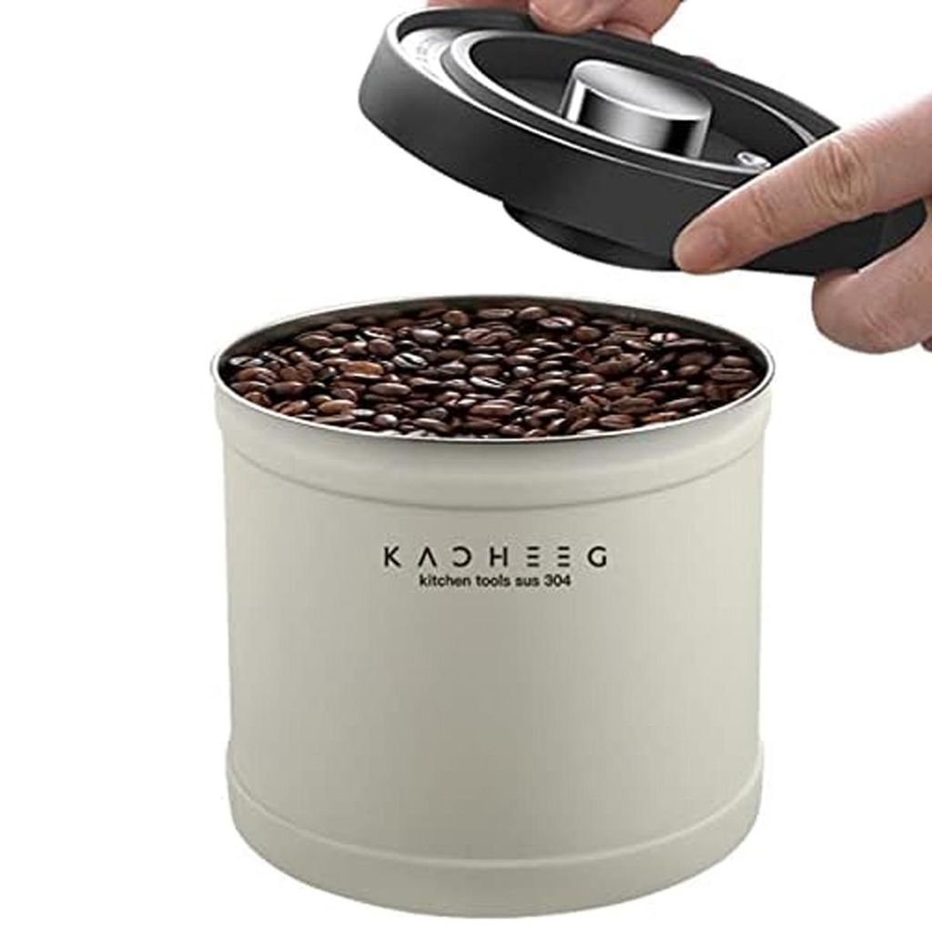 Vakuum Kaffeedose 1600ml Edelstahl 304, luftdicht Produktbild 