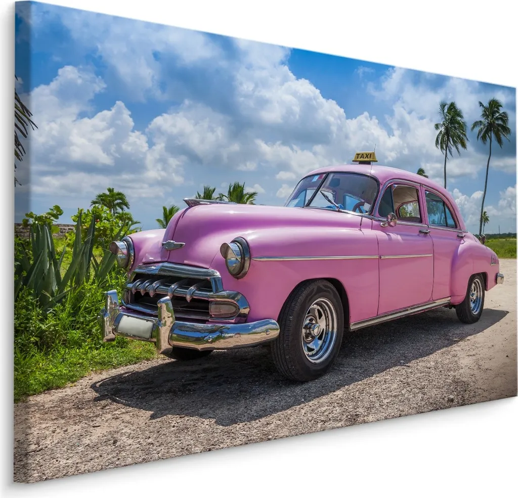 Offerta Quadro 120x80 cm Taxi L'Avana - Idea Regalo Arredo Casa XXL