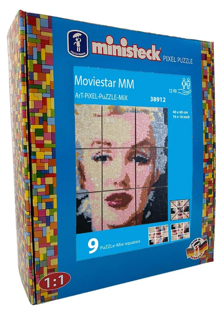 Ministeck Mosaïque ART Moviestar XXL Box 5500 pièces Loisirs Créatifs