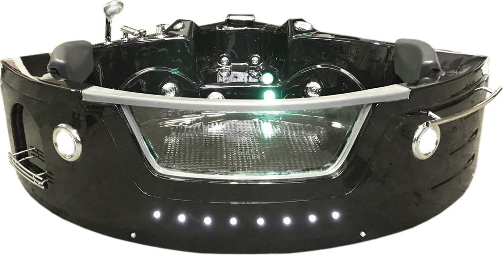 Whirlpool Badewanne Barrakuda Chromoterapy 150 X 150 Neu Für 2 Personen Spa