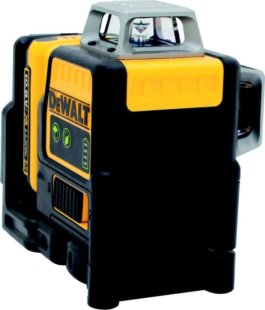 DeWALT Linienlaser DCE0811D1G-QW grün - Set inklusive Akku DCB127 10,8V 2,0Ah + Ladegerät DCB107, Koffer und mehr - Laser 360 Grad selbstnivellie...