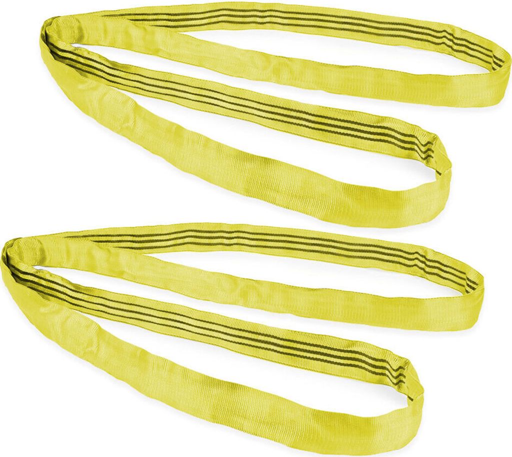 Schlaufengurte 150 cm, 2 Stück, gelb