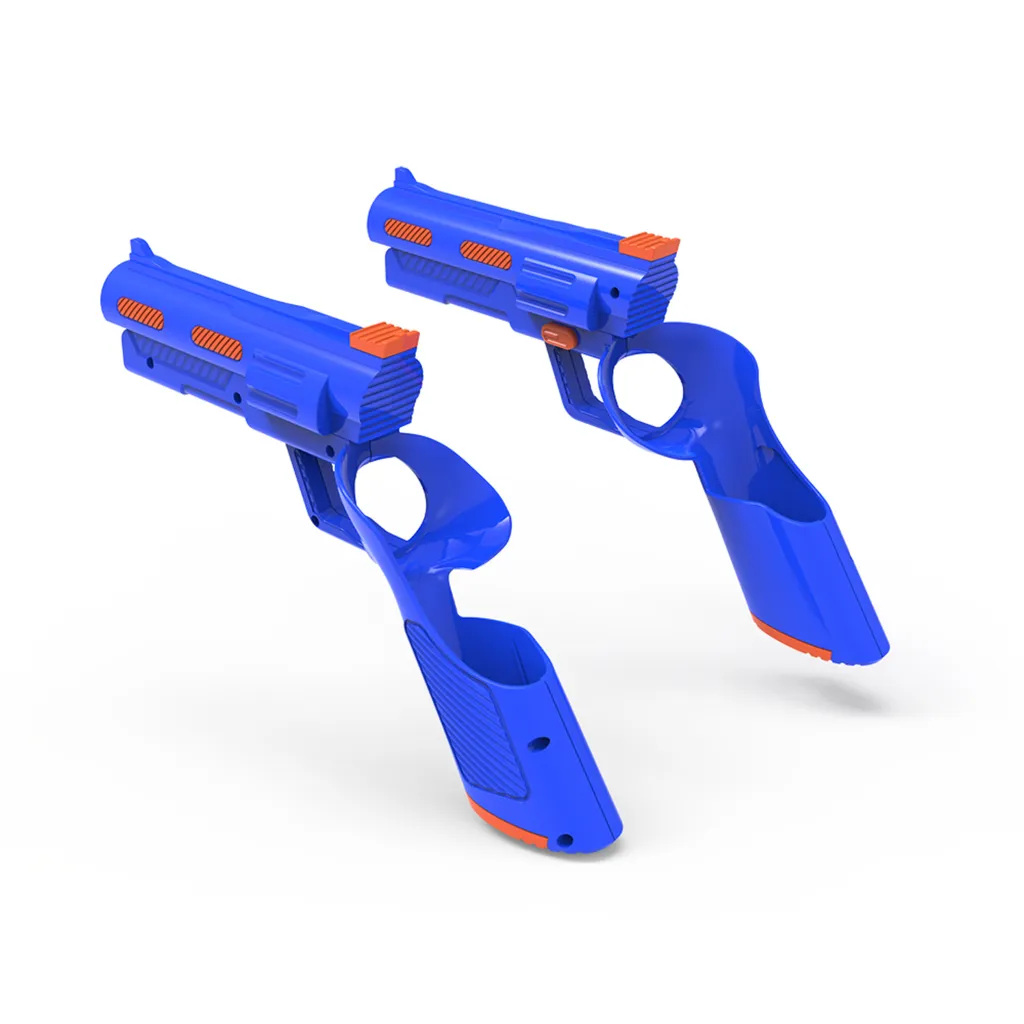 Améliorez votre visée VR sur Meta Quest 3S avec ce pistolet bleu pro