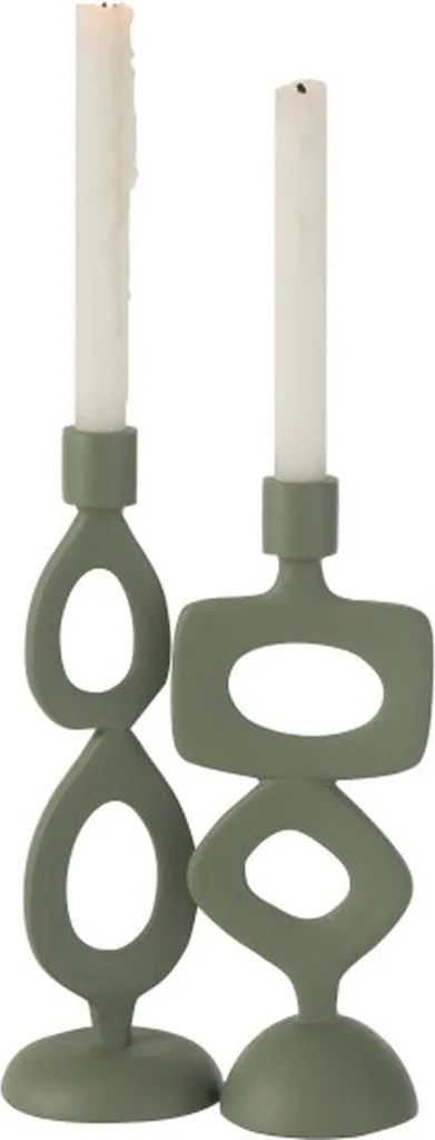 Photophore J-Line 40758 Vert Design Talla Unica pour Déco Élégante