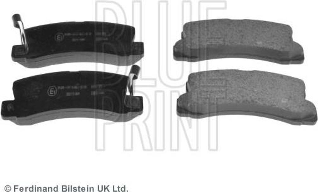 BLUE PRINT ADT34284 Bremsbelagsatz, Scheibenbremse OE 0446620066 kompatibel mit RX, Avensis, Camry, Celica