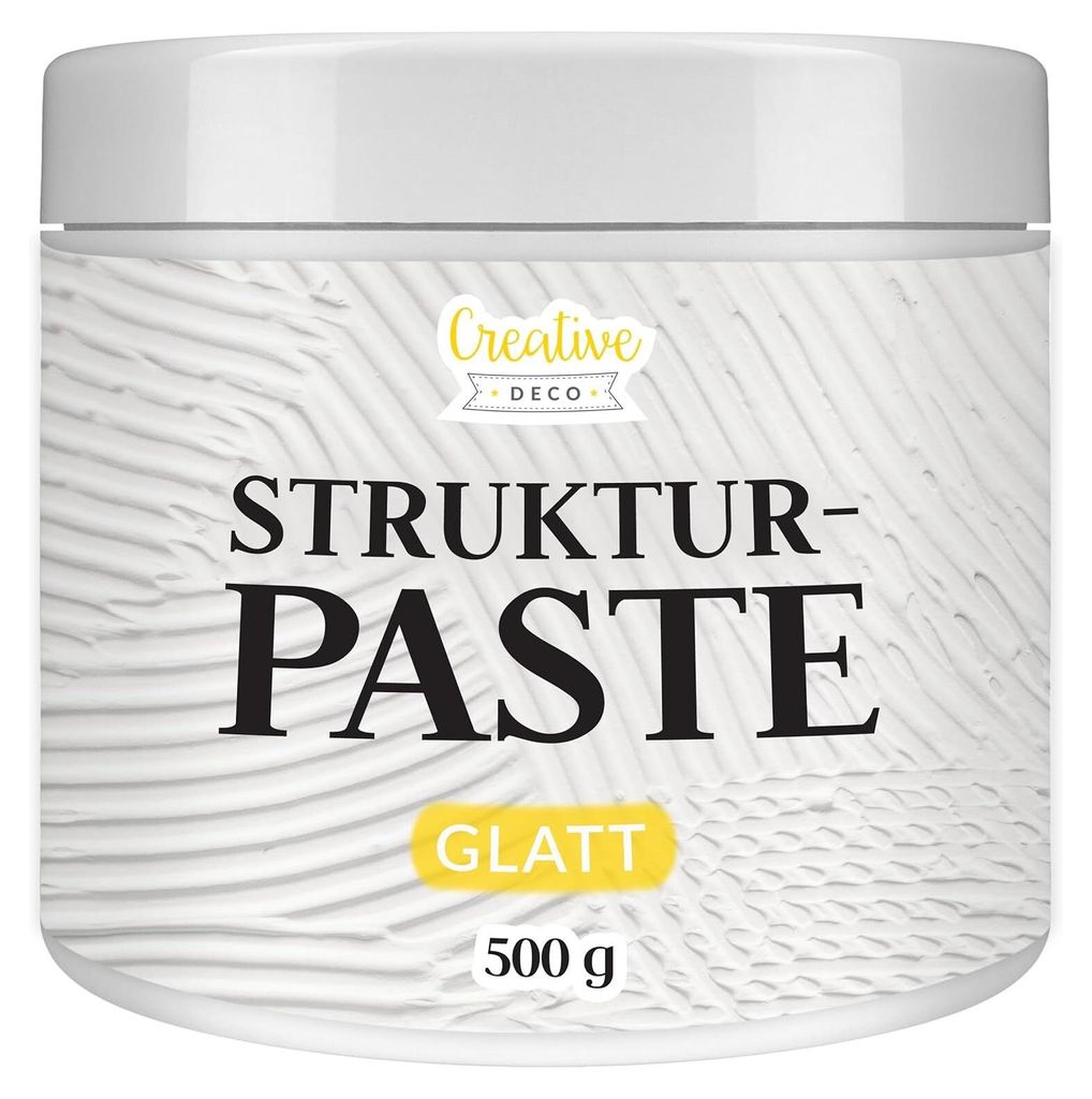 Creative Deco Hladká textúrovaná pasta 500 g | Biela jemná Obrázok produktu 