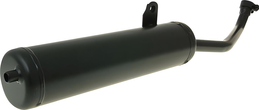 Auspuffanlage Tecno mit Zulassung 23,5mm für Piaggio, Vespa Ciao Mix 25km/h