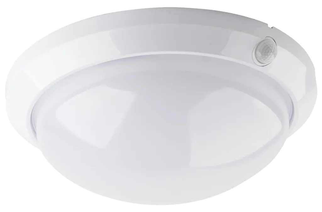 Applique d'extérieur Olga blanc IP44 E27 60W avec détecteur de mouvement