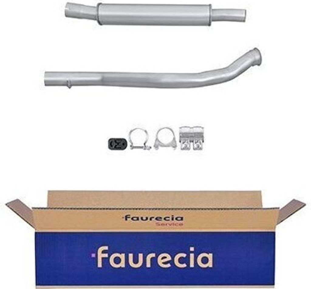 HELLA 8LB 366 021-571 Vorschalldämpfer Schalldämpfer passend für PEUGEOT 206 Schrägheck (2A/C) 206 CC (2D)