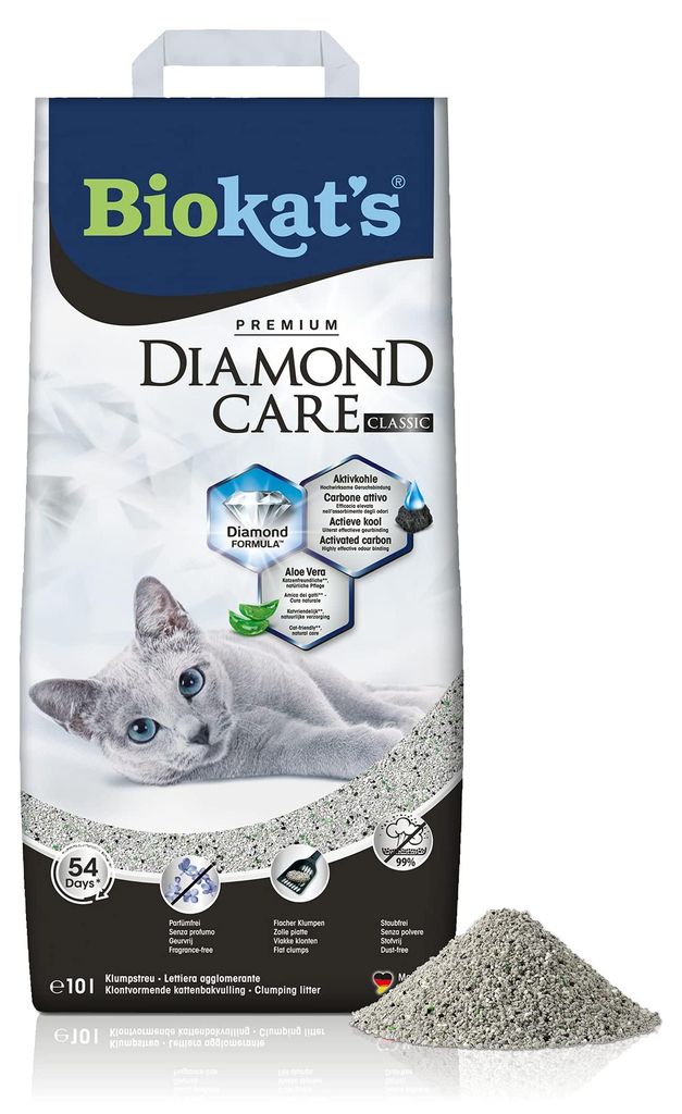 Biokat's Diamond Care Classic Unscented Cat Litter - Immagine del prodotto 