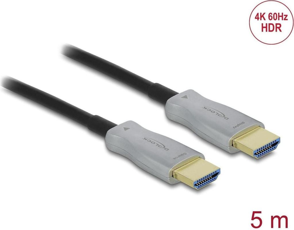 Delock Aktives Optisches Kabel HDMI 4K 60 Hz 5 m