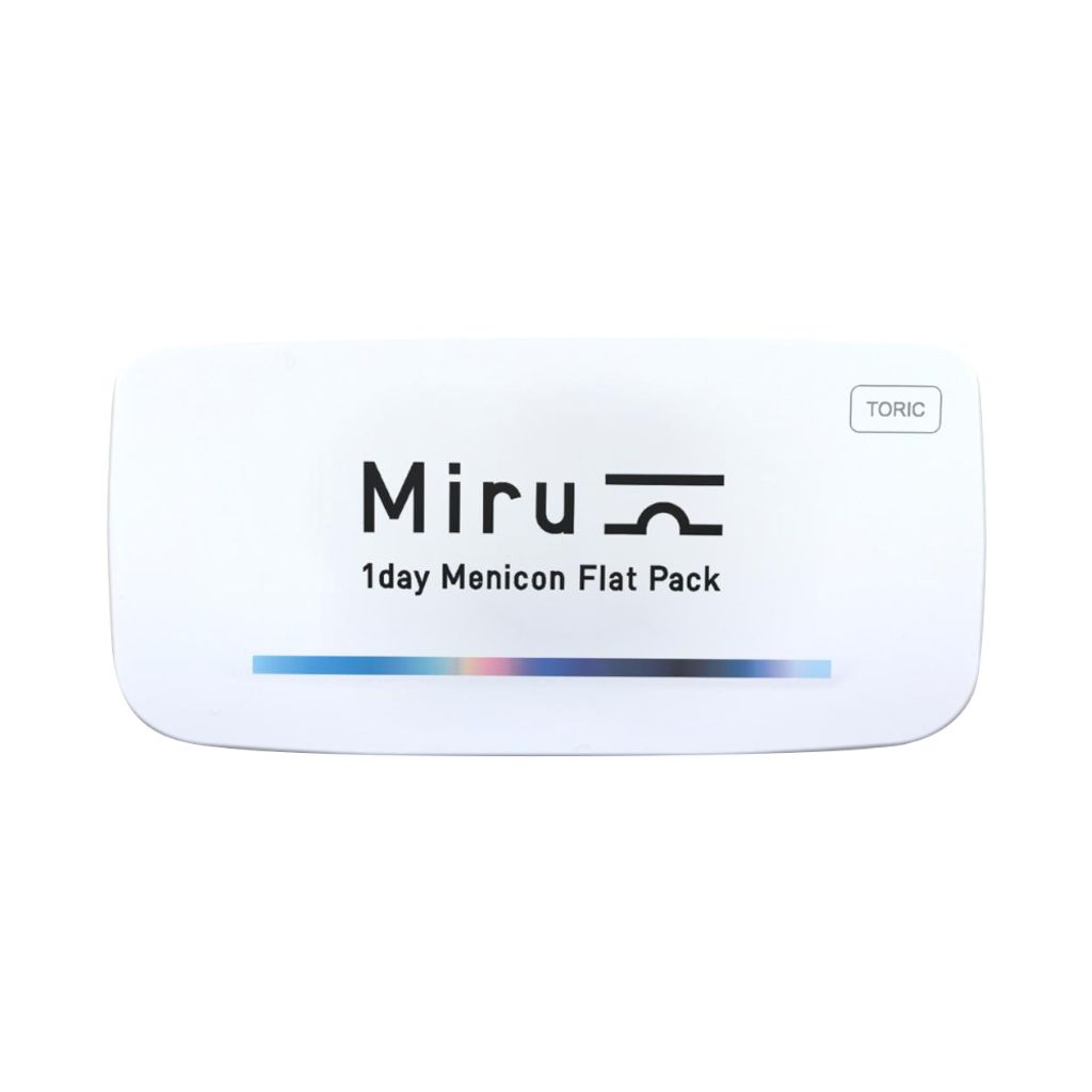 Miru 1day Menicon Flat Pack Toric - 30 daily lenses - Sph: -6.5, Cyl: -0.75, Ax: 15, BC: 8.6, D: 14.5