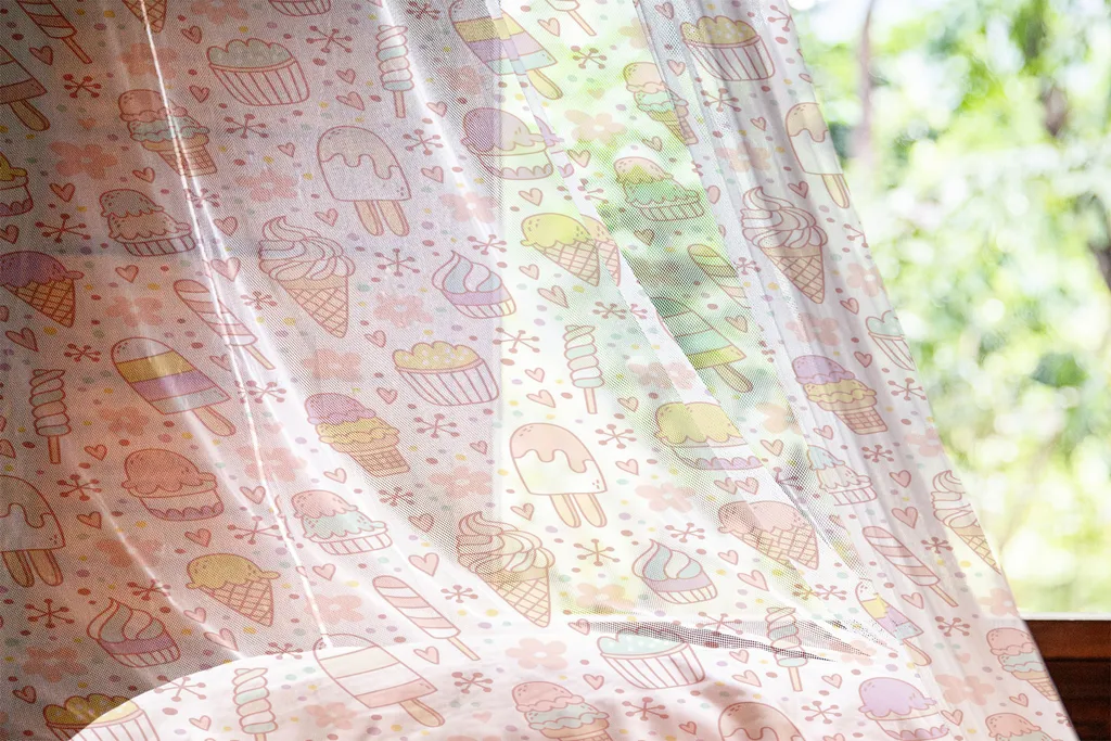 Tenda Parete XXL ABAKUHAUS Gelato Pastello 274cm - Design Moderno - 2