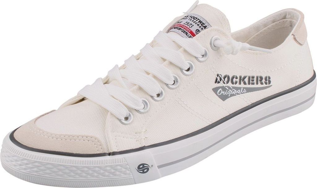 Sneaker in tela da uomo Dockers by Gerli bianco Immagine del prodotto 
