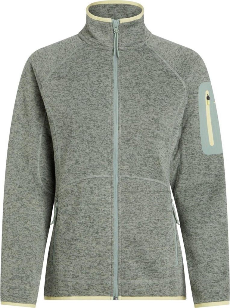 McKINLEY Da.-Unterjacke Skeena wms MELANGE/GREEN SMOKE 42