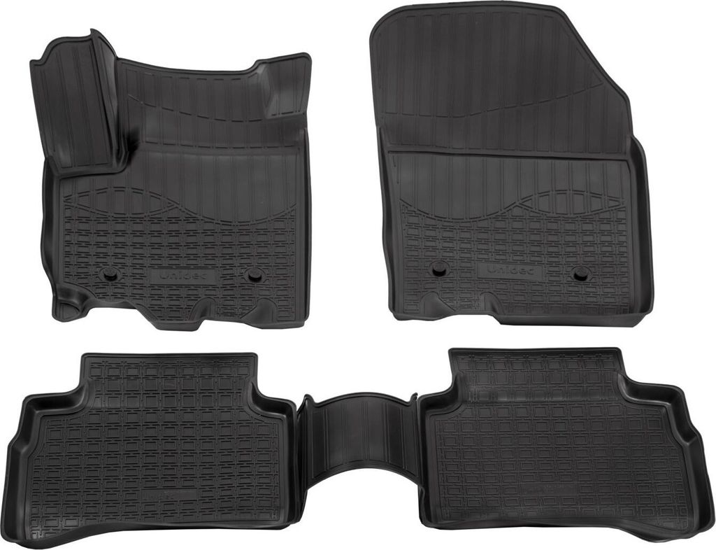 NORM LINERS | 3D Gummimatten Auto Matten Fussmatten Kompatibel mit Suzuki Vitara ab 2015 4tlg, Individuelle Passform mit Hohem Rand cca 4-5cm, Allw...