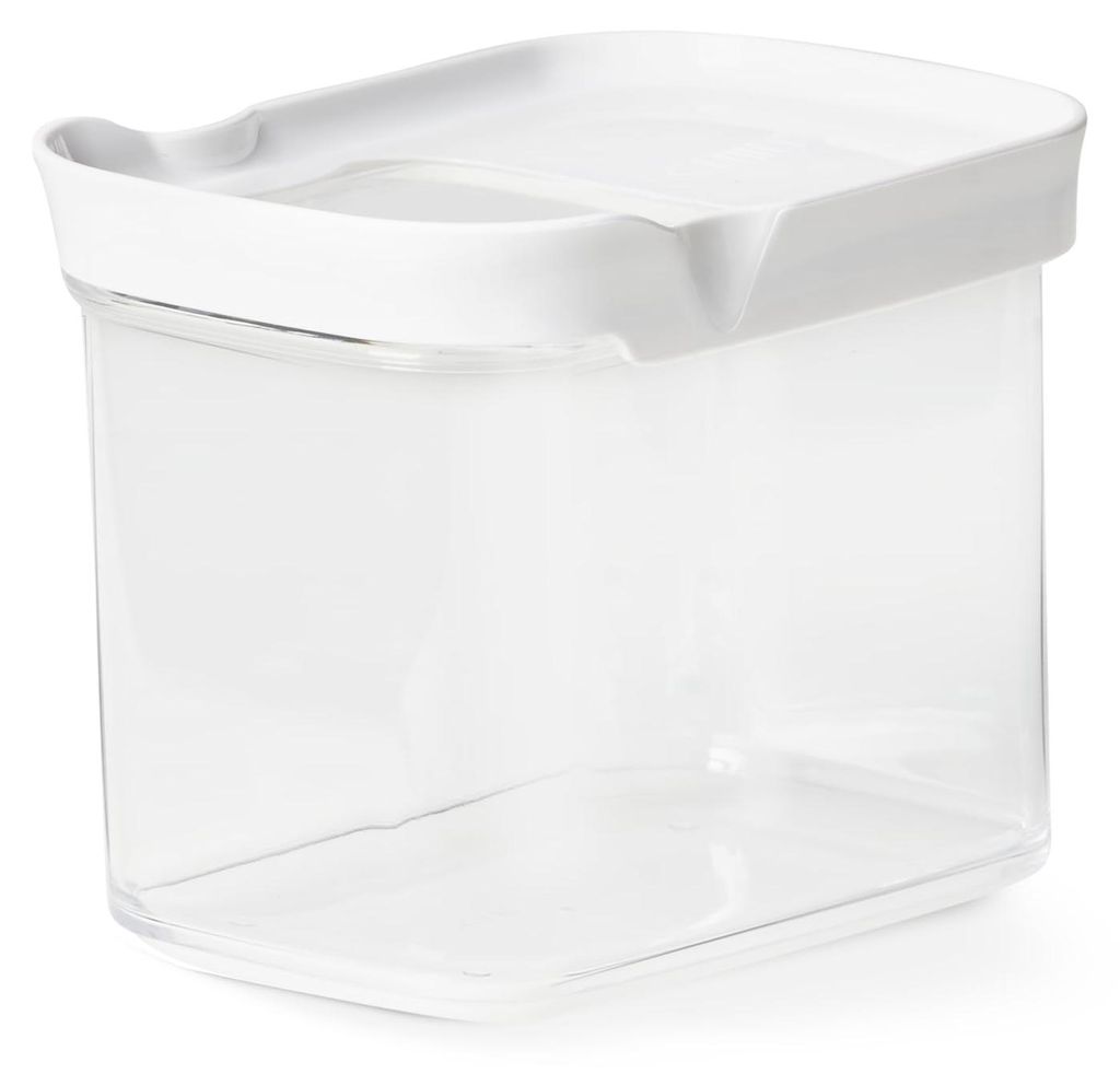 EMSA Optima, Container, Rechteckig, 1 l, Transparent, Weiß, Produktbild 