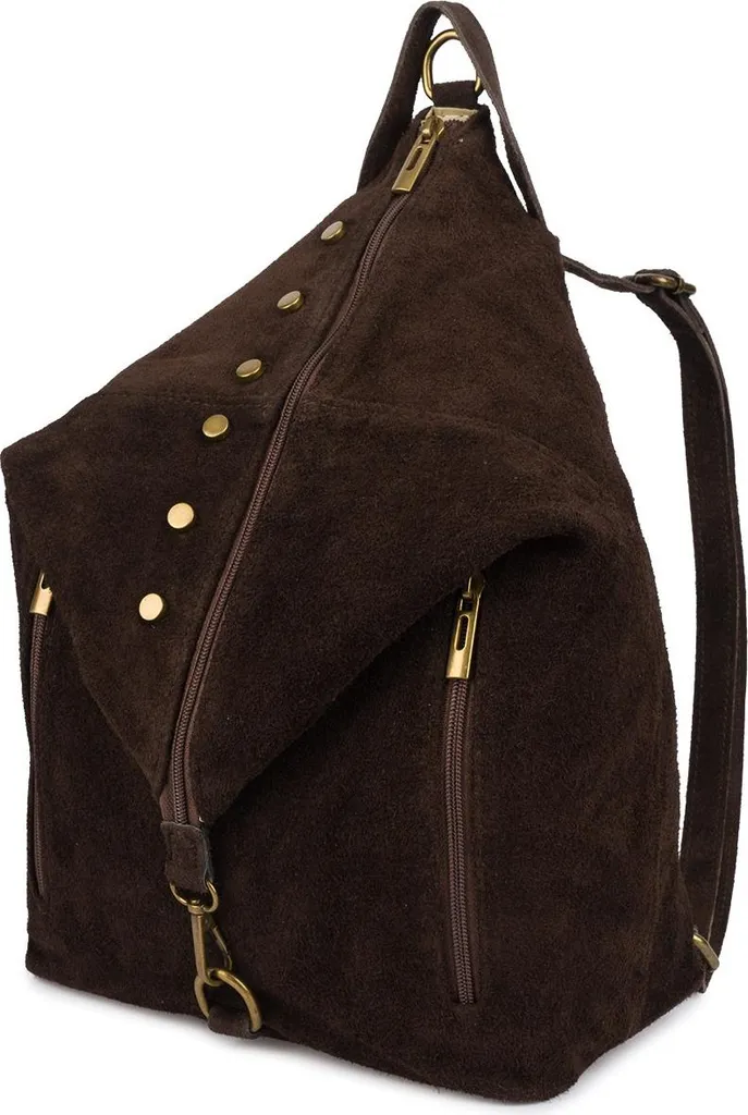 Sac à dos femme format A4 en cuir et daim : fini le manque de place