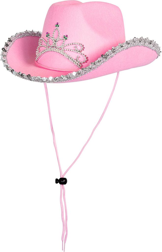 Boland 04104 - Kinderhut Glimmer, rosa, mit Diadem, Produktbild 3