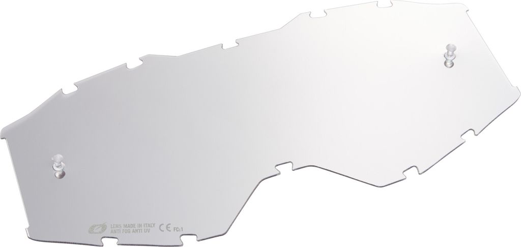 Oneal Verre De Rechange Pour Lunettes B-10, Miroir Argenté Avec Goupilles Détachables taille: OS