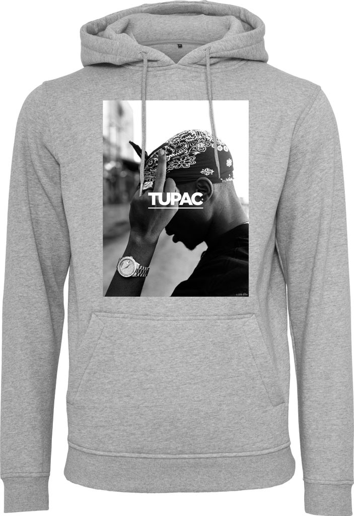 MT338 - 2Pac F*ck the World Hoody heather grey M