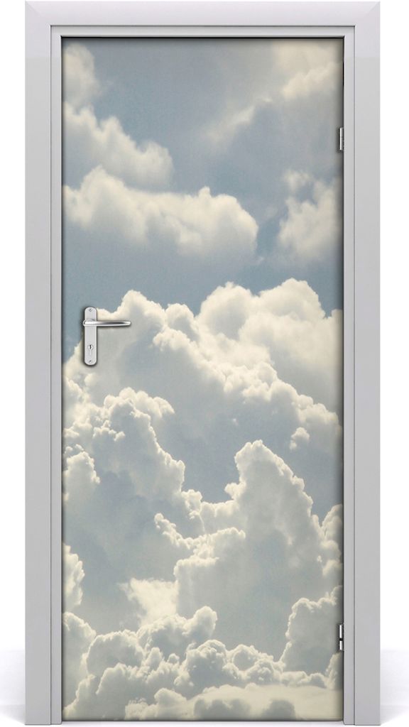 Tulup Türaufkleber 85x205 cm Dekorative Aufkleber Selbstklebend Wasserdichte Tapete Abnehmbar Schlafzimmer Wohnzimmer Wohnkultur - Wolken Landscha...