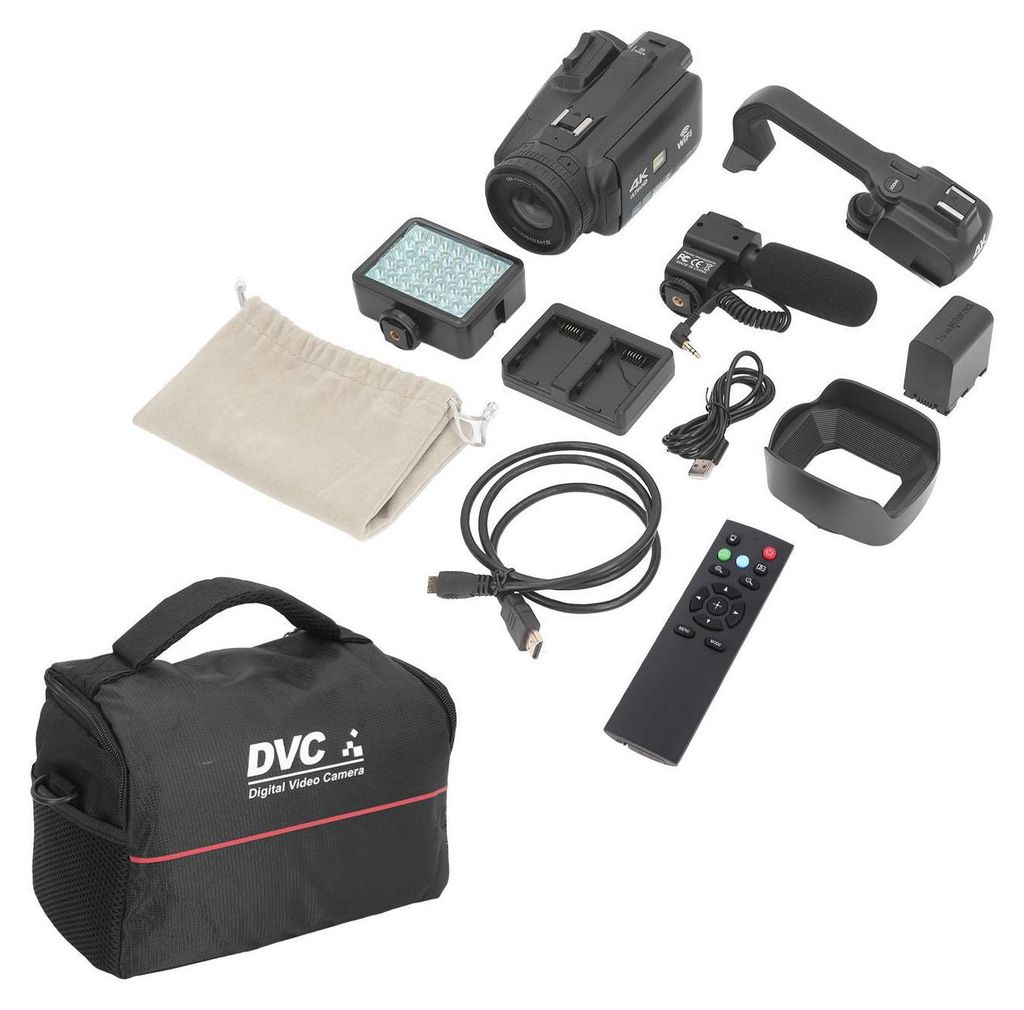 Caméscope 4K 64MP 18x zoom numérique 4inch écran tactile Image du produit 