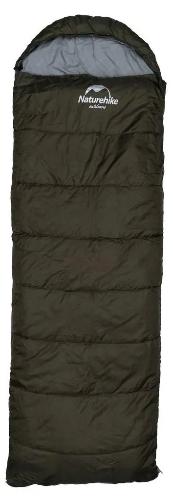 Sac de couchage confortable Naturehike U150 Vert 190x75cm Gauche