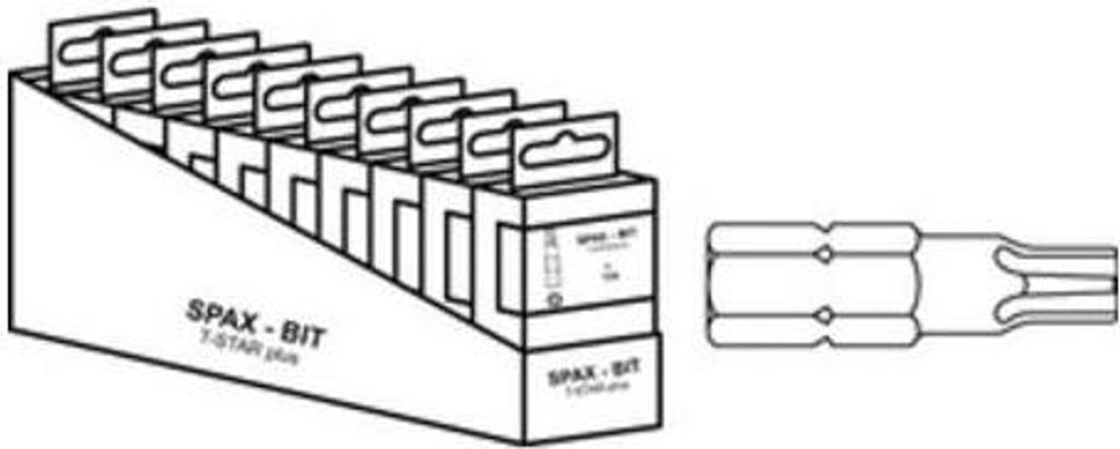 SPAX Bits T -STAR+ T20 1 Blist.a5Bits,25mm Produktbild 11
