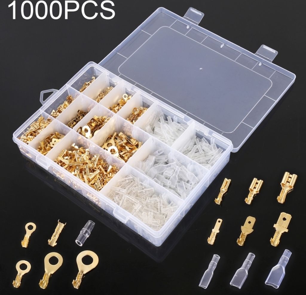 1000 in 1 Kabel Spade Stecker DIY Klemmenstecker