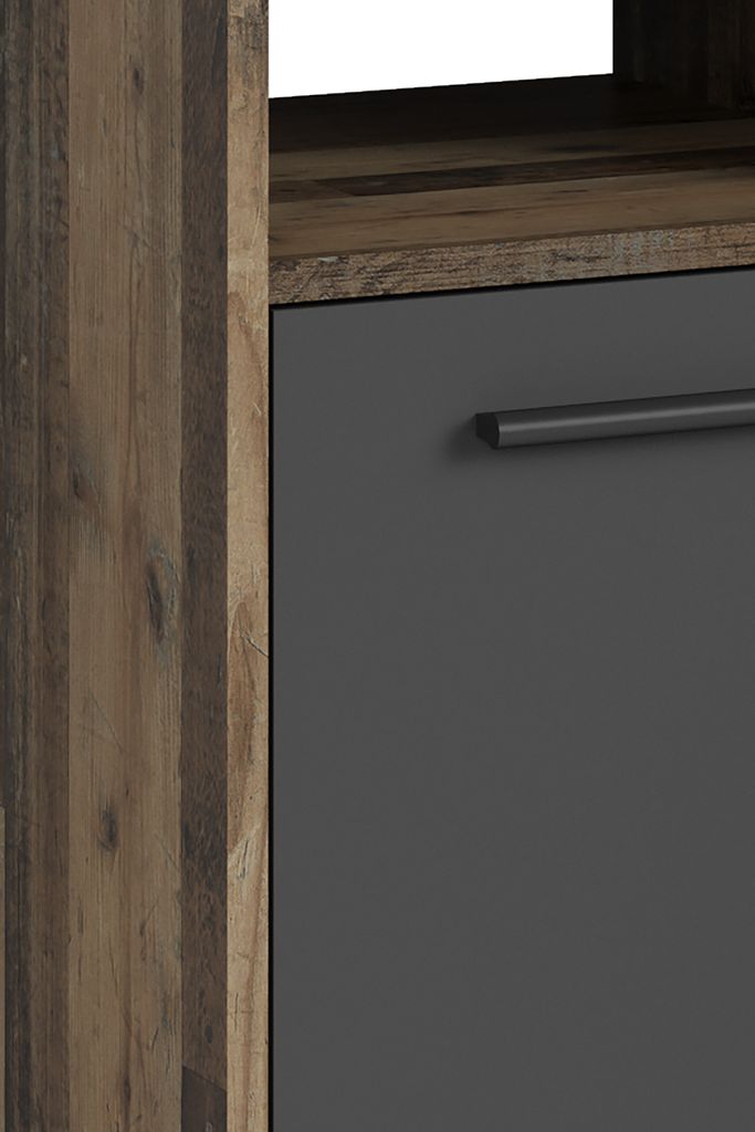 byLIVING Schreibtisch FOX / Gaming-Tisch in Old Wood Optik Produktbild 4