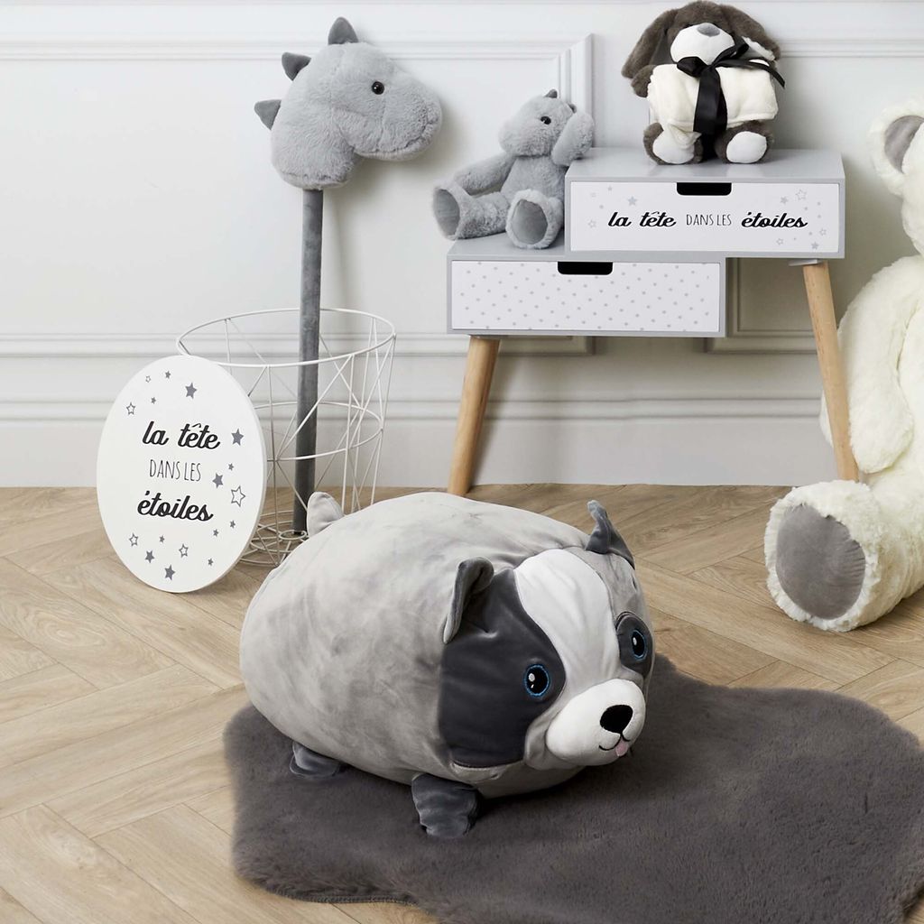 Plüschkissen Schwarz Home Deco Kids