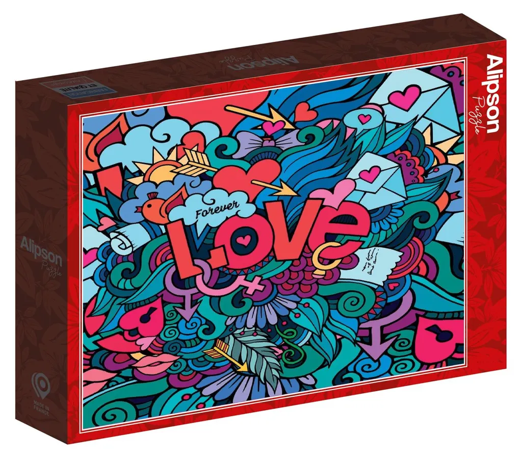 Puzzle Alipson Forever Love 1000 pièces - Format Carré Collection Art