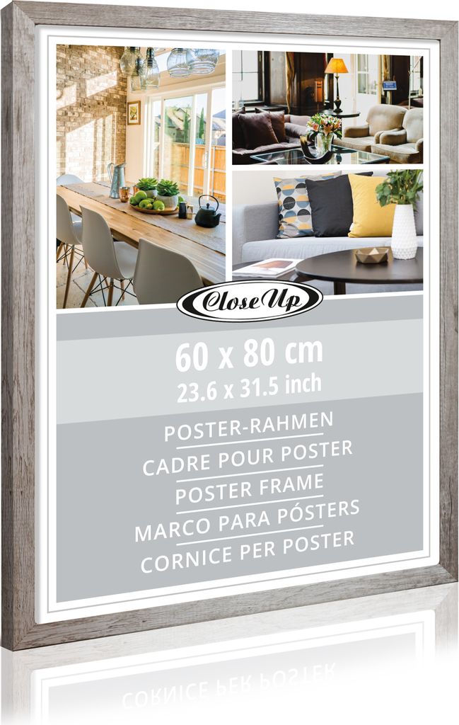 Posterrahmen 60 x 80 cm Holzdekor Driftwood