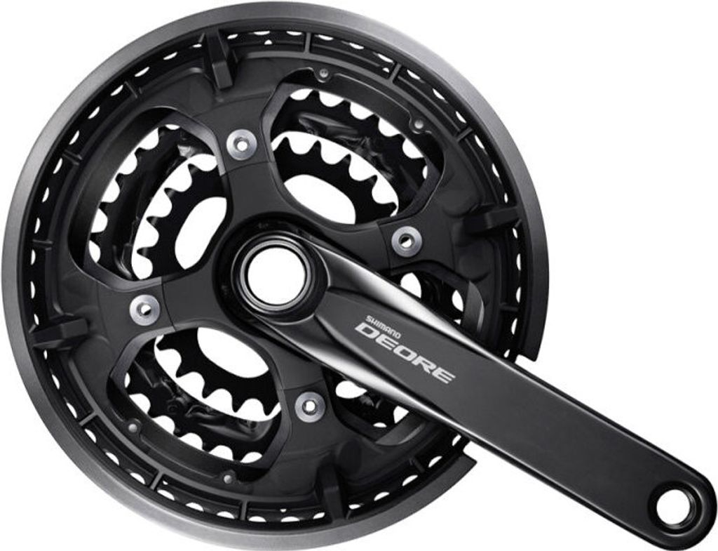 Shimano Deore FC-T6010, Fahrrad-Kurbelwellen-Set, Schwarz Produktbild 