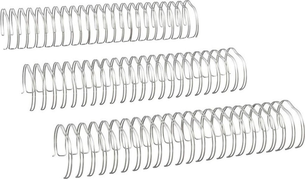 20 RENZ Drahtbinderücken silber für 340 Blatt