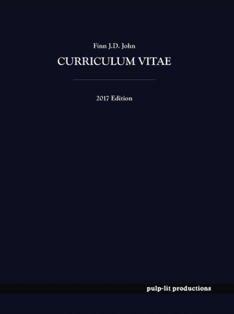 Curriculum Vitae, Finn J.D. John